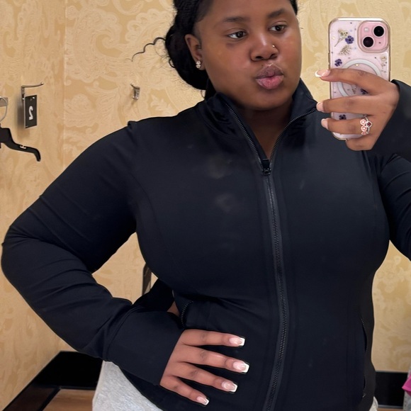 Black Zip-Up Jacket - Picture 1 of 2
